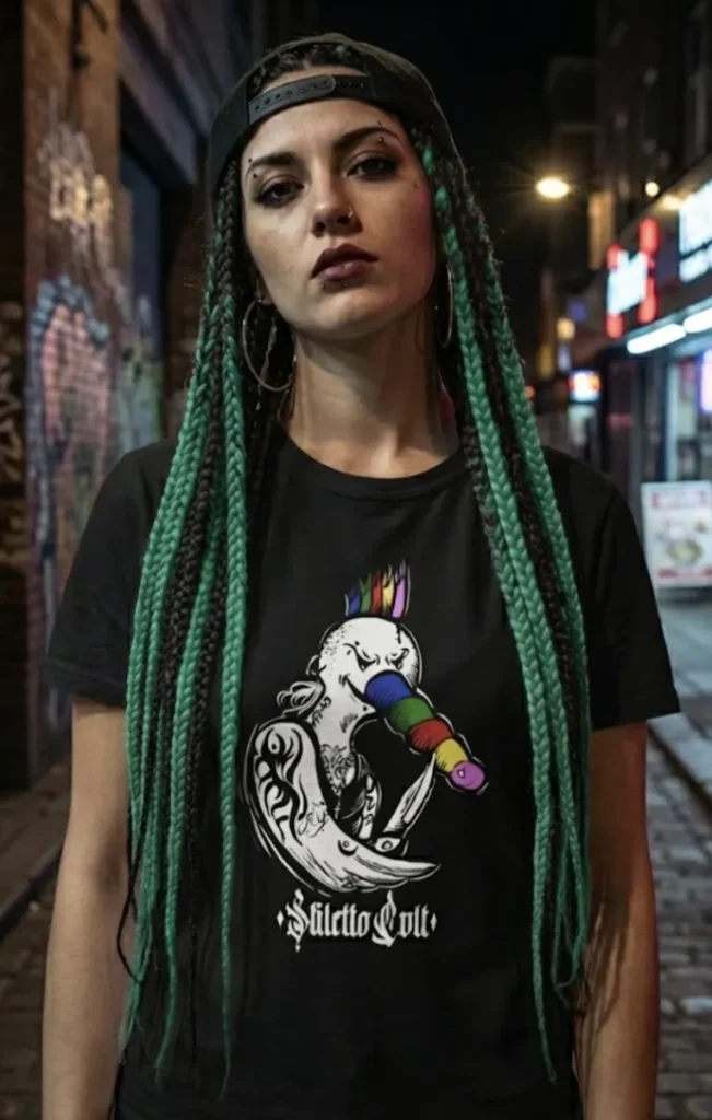 camiseta inkubus tattoo x stiletto cvlt curro mujer