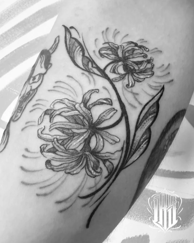 Tatuaje blackwork realizado en inkubus tattoo, Gines, Sevilla.