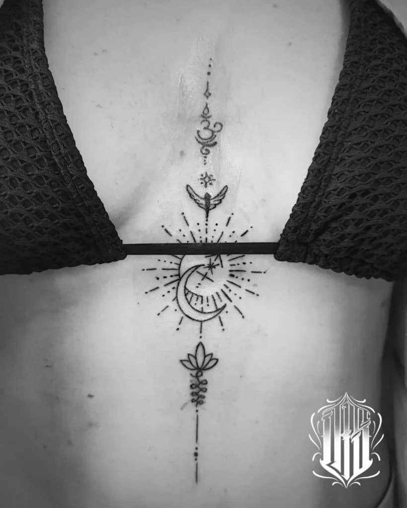 Tatuaje fineline realizado en inkubus tattoo, Gines, Sevilla.